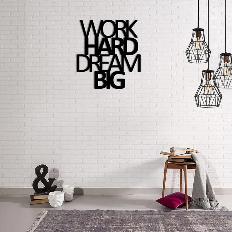 استیکر دکو رستا مدل WORK HARD DREAM BIG کد C126