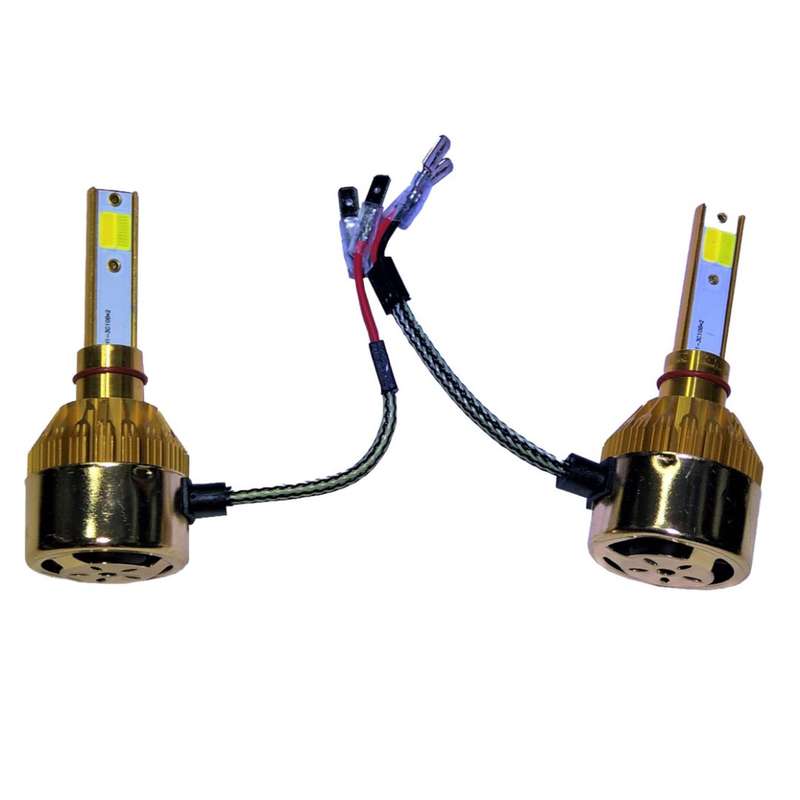 لامپ هدلایت خودرو مدل 4 حالته FHD E6 پایه H3 بسته دو عددی 