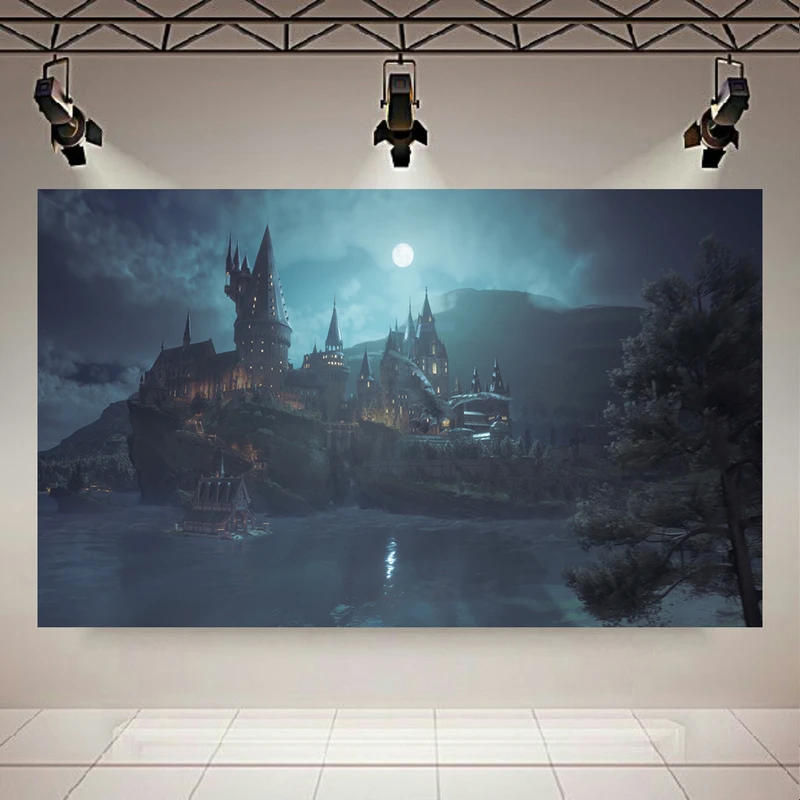 استیکر طرح قلعه‌ی اسرارآمیز مدل هاگوارتز کد PD130731