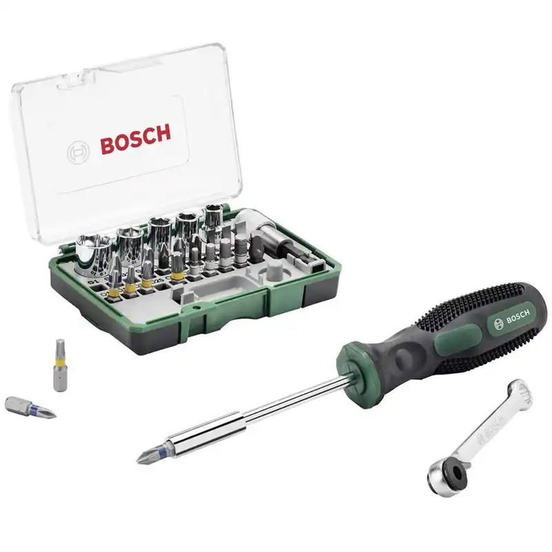 آچار بکس و آلن بوش مدل Heavy Duty مجموعه 28 عددی