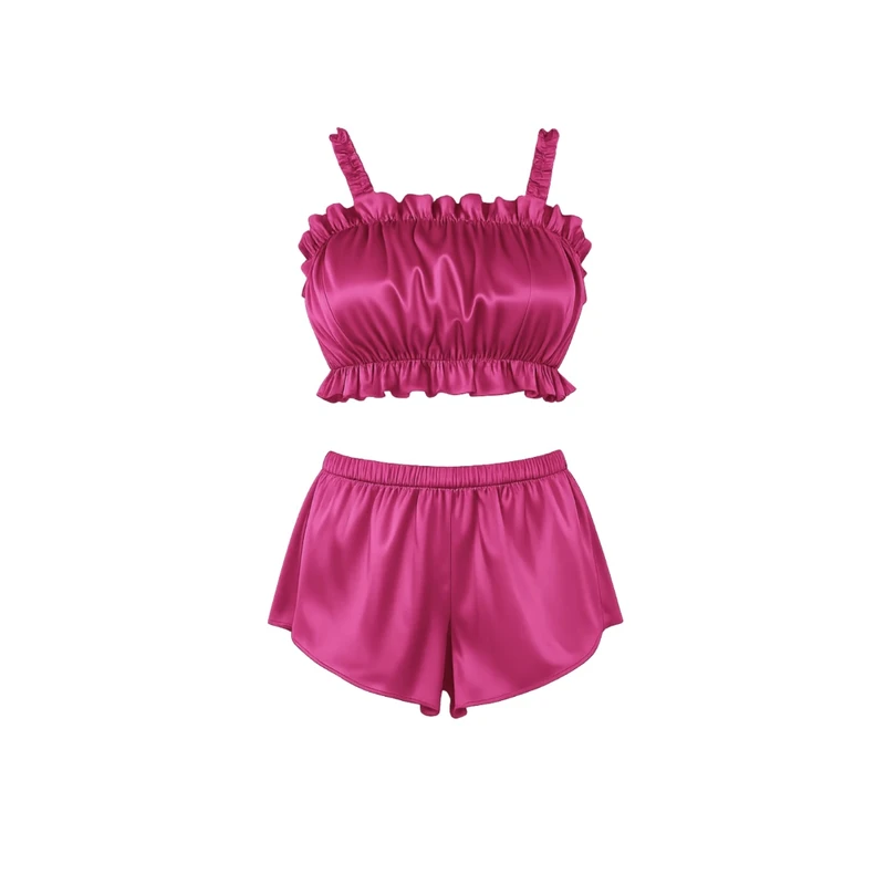 لباس خواب زنانه مدل ساتن ابریشم کد N1001