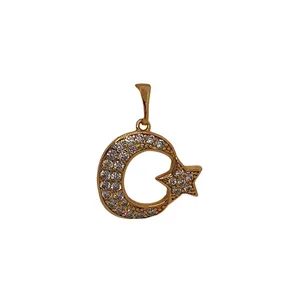 آویز گردنبند زنانه ژوپینگ مدل ماه کد NE 03