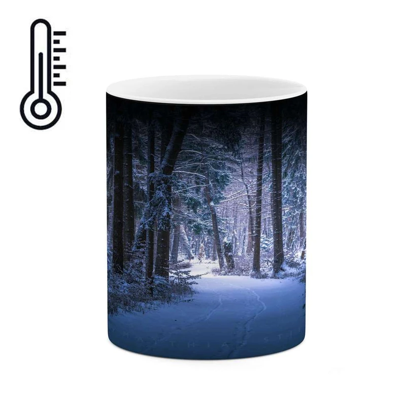 ماگ حرارتی کاکتی مدل منظره برفی کد mgh14943