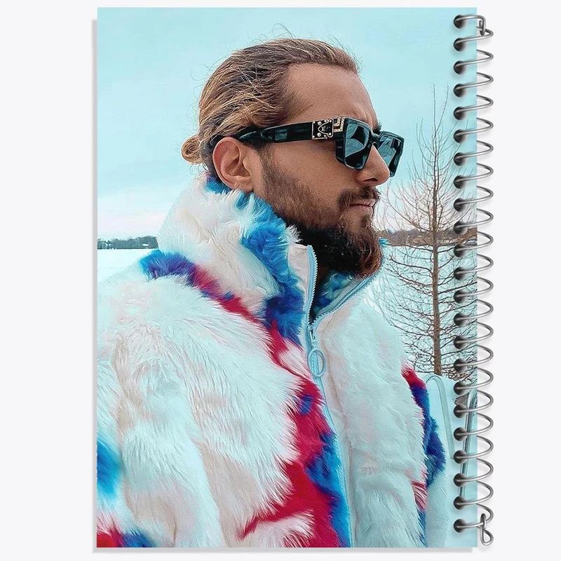 دفتر نقاشی 50 برگ خندالو مدل ماکان بند کد 27293