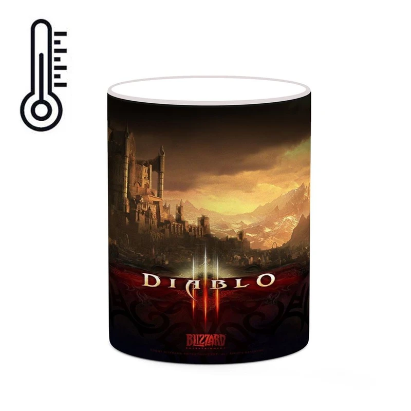 ماگ حرارتی کاکتی مدل بازی دیابلو Diablo 3 کد mgh29084