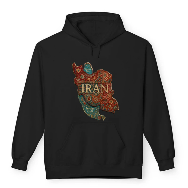 هودی مردانه پاد آفرین مدل نقشه ایران جذاب کد 1224