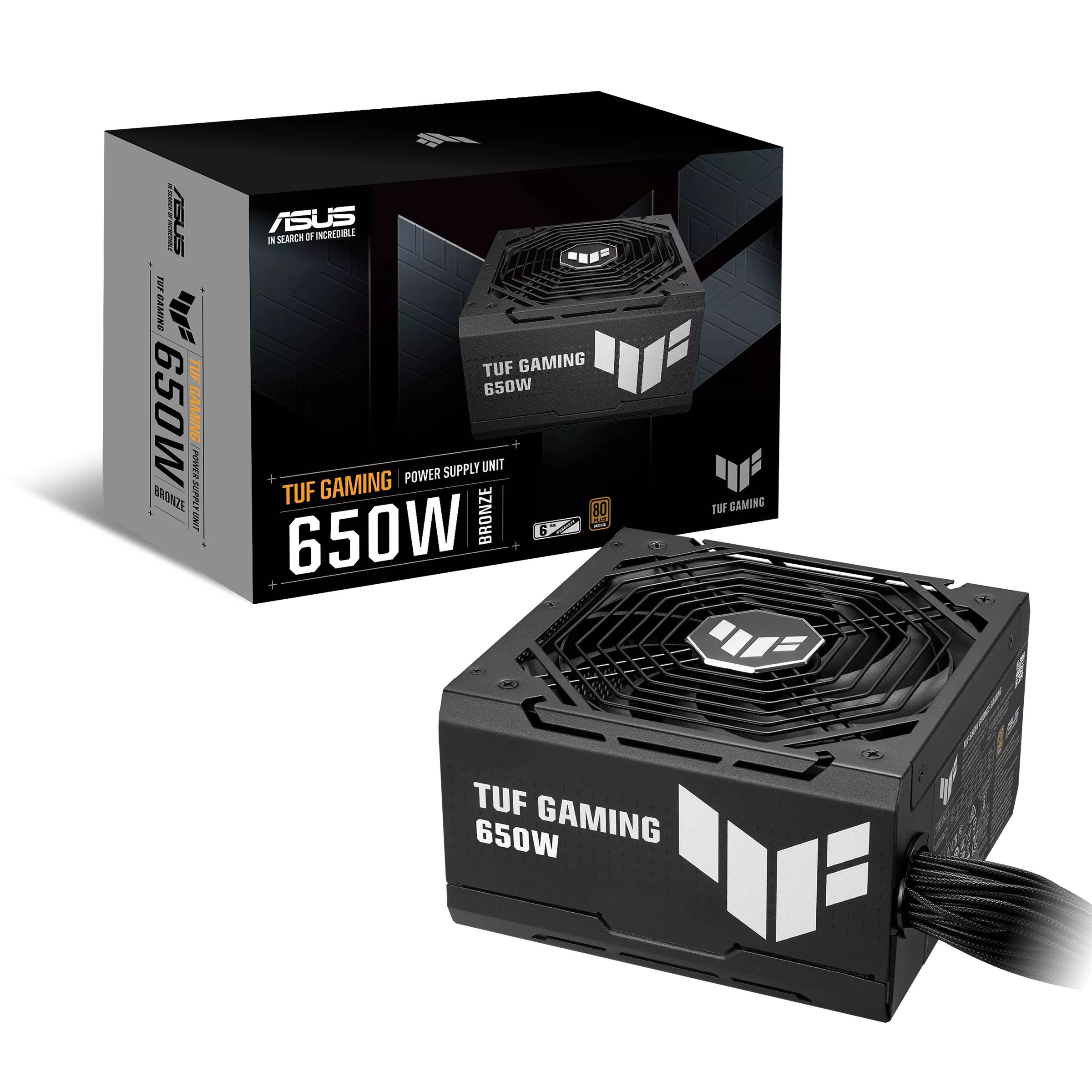 منبع تغذیه کامپیوتر 650 وات ایسوس مدل TUF-GAMING 650 ‌Bronze
