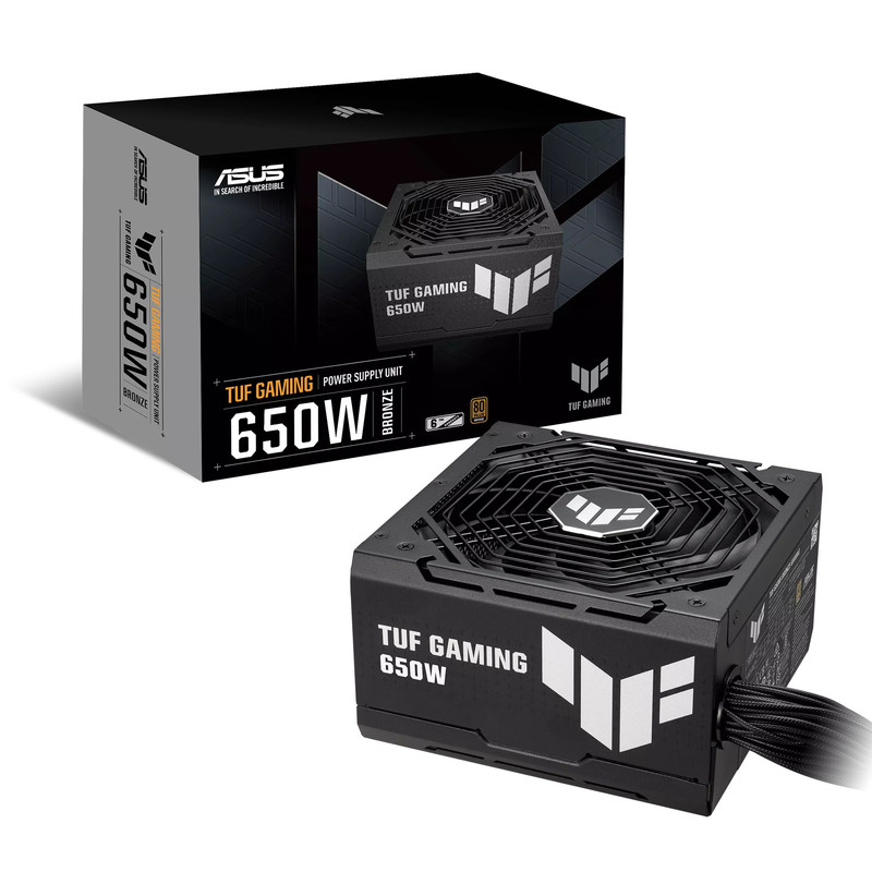منبع تغذیه کامپیوتر 650 وات ایسوس مدل TUF-GAMING 650 ‌Bronze