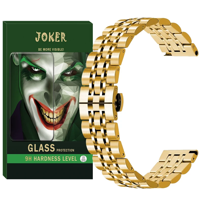 بند جوکر مدل 7Row-JK مناسب برای ساعت هوشمند سامسونگ Galaxy Watch 6 40mm / watch 6 44mm / Watch 6 Classic 43mm / Watch 6 Classic 47mm