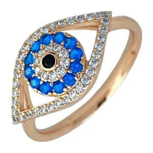 انگشتر زنانه ژوپینگ مدل چشم کد R4112