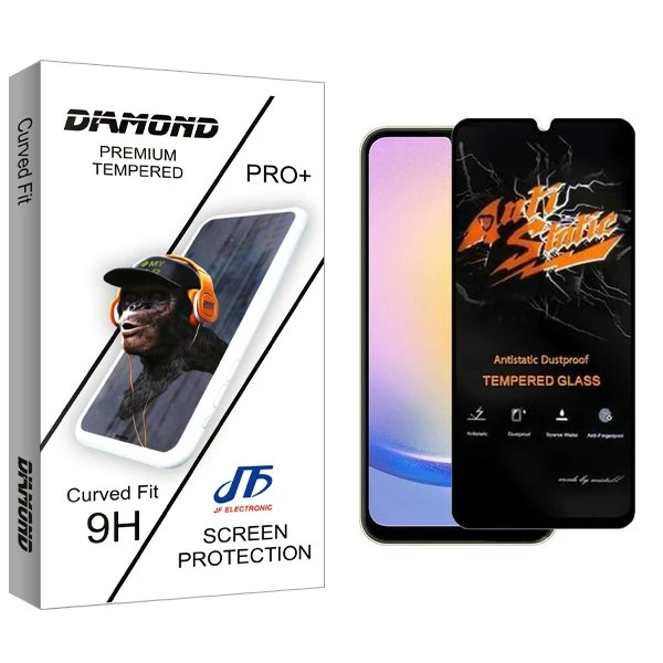 محافظ صفحه نمایش جی اف مدل Diamond Antistatic مناسب برای گوشی موبایل سامسونگ Galaxy A15