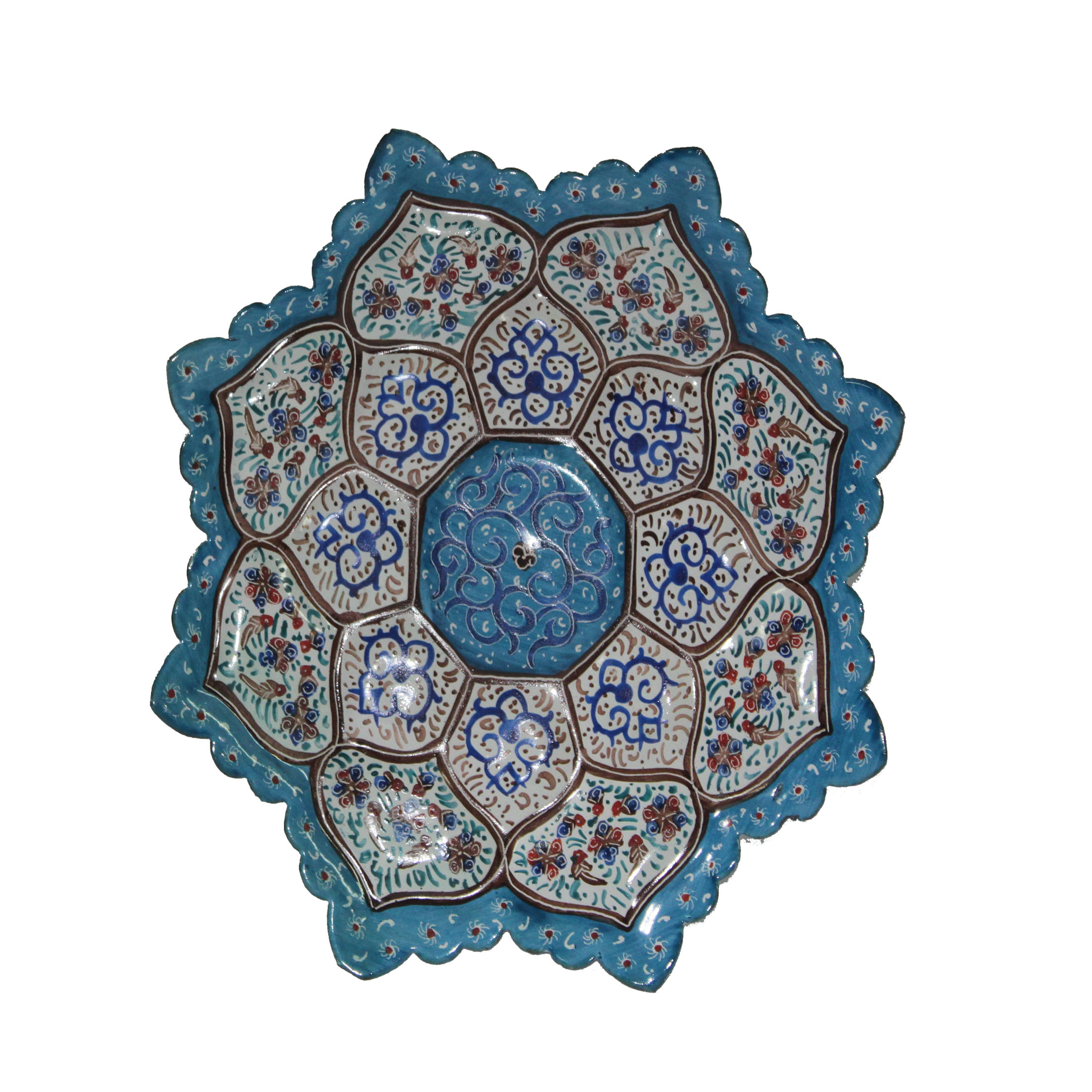 بشقاب میناکاری کد Tmb16cm02