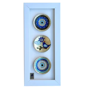 تابلو ویترای میدیس آرت مدل چشم نظر کد 1004