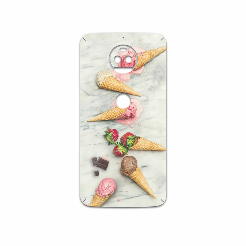 برچسب پوششی ماهوت مدل Funnel ice cream مناسب برای گوشی موبایل موتورولا Moto G5S Plus