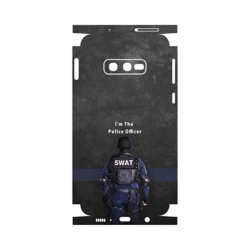 برچسب پوششی ماهوت مدل Police Officer-FullSkin مناسب برای گوشی موبایل سامسونگ Galaxy S10e