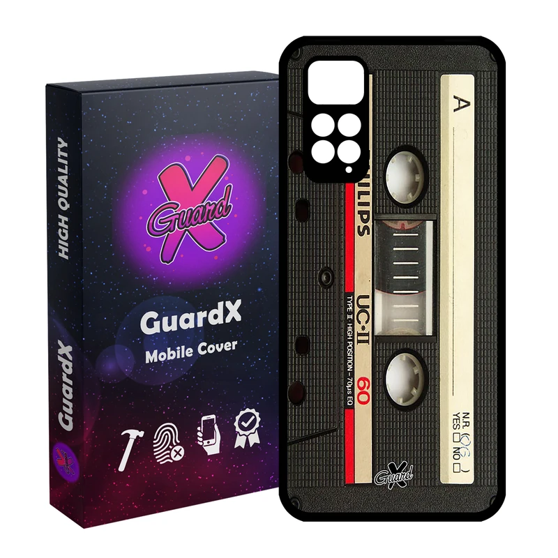 کاور گارد ایکس طرح Cassette مدل Glass10063 مناسب برای گوشی موبایل شیائومی Redmi Note 11S/ Note 11 4G