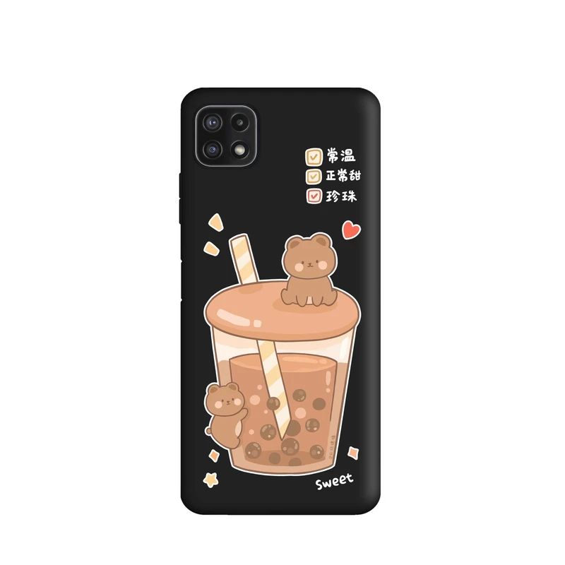 کاور قاب گارد طرح اسموتی کد m7352 مناسب برای گوشی موبایل سامسونگ Galaxy A22 5G