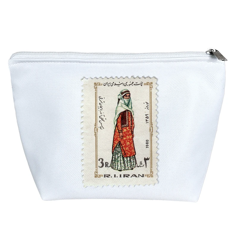 کیف لوازم آرایش دخترانه خندالو مدل تمبر کد H629