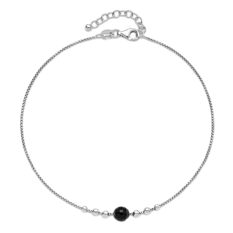 پابند نقره زنانه مدل اونیکس