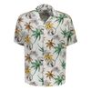 پیراهن آستین کوتاه یقه برگردان مردانه مدل هاوایی نخل کد NAKHL-NA-GR