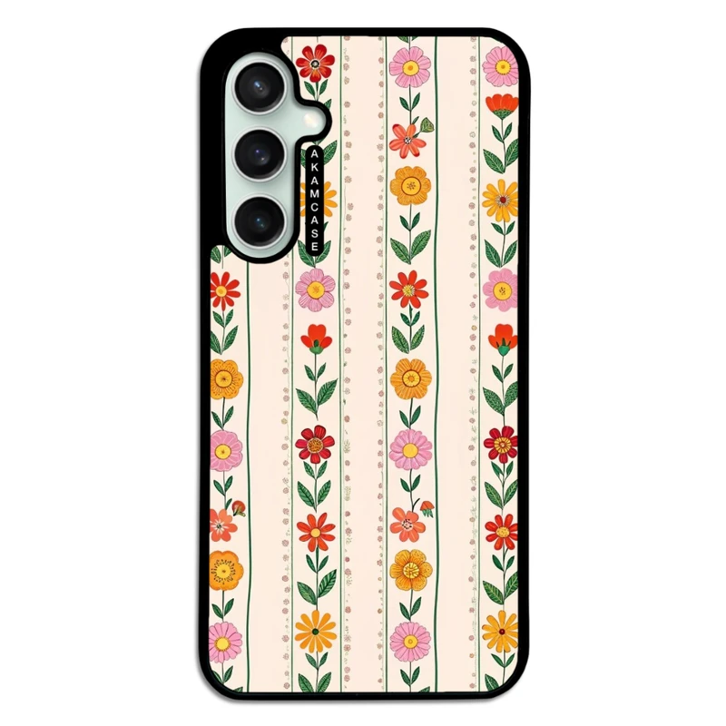 کاور آکام مدل AMC-WSGS23FE-FLOWERS-30 مناسب برای گوشی موبایل سامسونگ Galaxy S23 FE