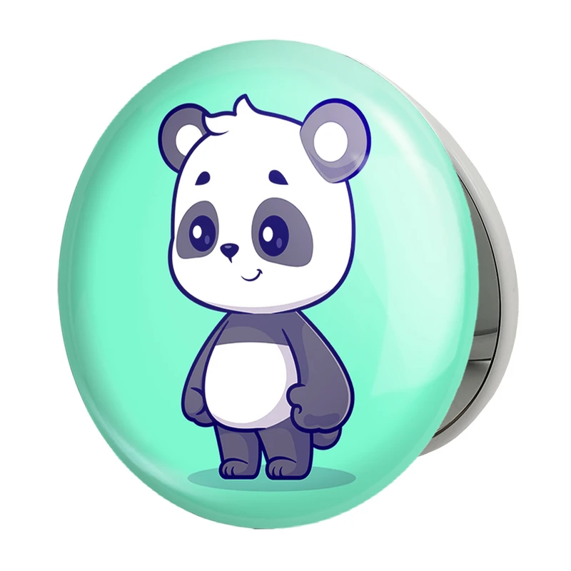 آینه جیبی خندالو طرح حیوانات بامزه پاندا مدل تاشو کد 29711