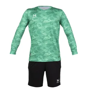 ست تی شرت آستین بلند و شورت دروازه بانی هومد مدل GKA 01