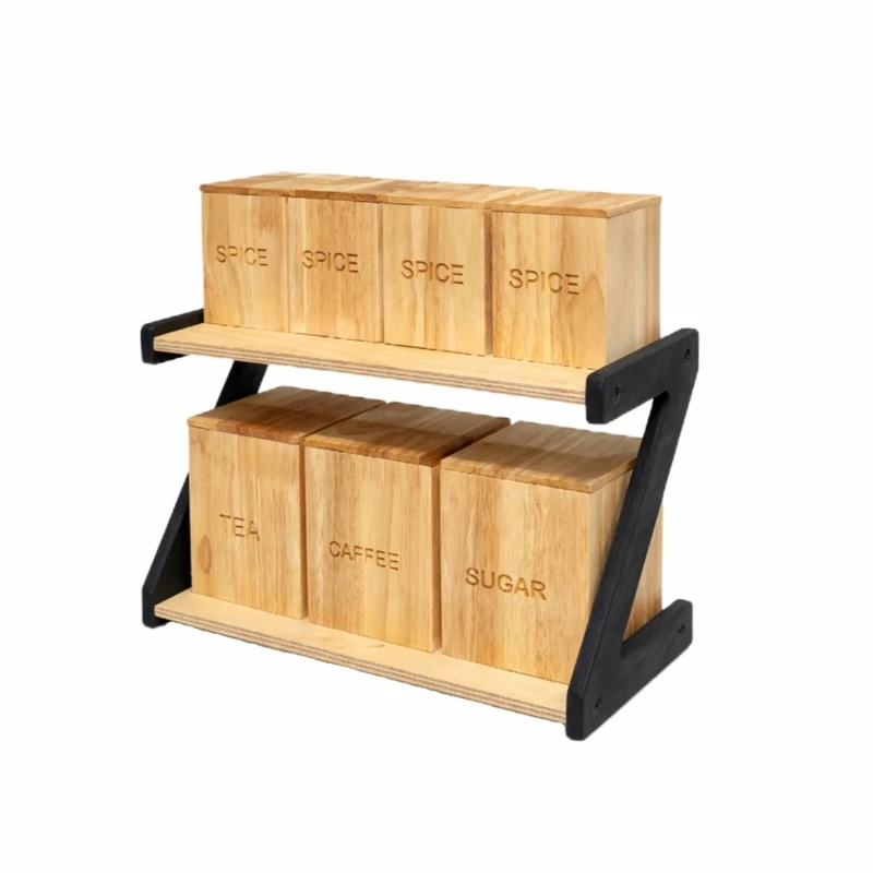 ست پاسماوری 7 پارچه مدل چوبی کد BM3737 به همراه استند