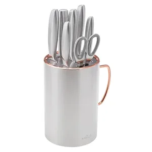 سرویس چاقو آشپزخانه 8 پارچه کاراجا مدل Meister Barrel 