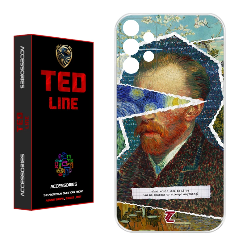 کاور تد لاین طرح ونگوگ کد 1115 مناسب برای گوشی موبایل سامسونگ Galaxy A52 / A52S