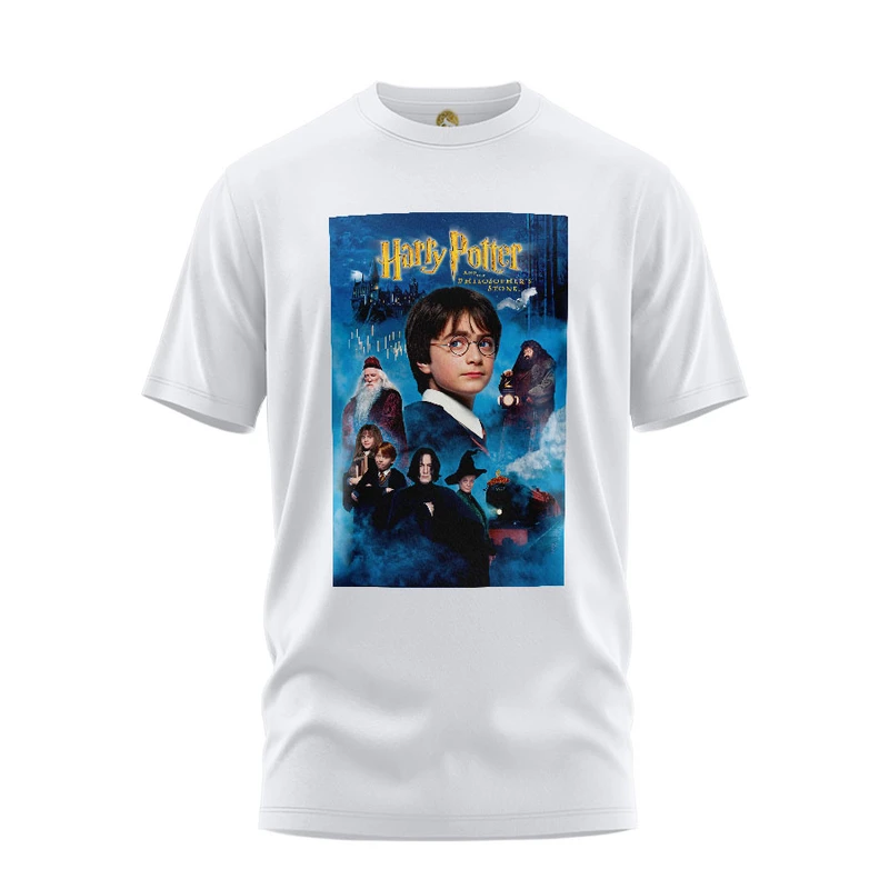 تی شرت آستین کوتاه زنانه هومرو مدل TW430 طرح هری پاتر