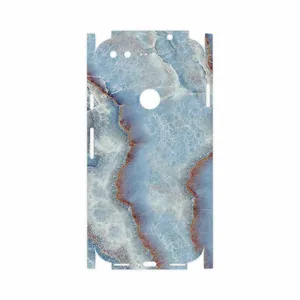 MAHOOT Blue Ocean Marble-FullSkin Cover Sticker for Google Pixel