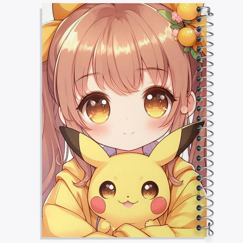 دفتر مشق 100 برگ خندالو طرح انیمه پوکمون کد N1996