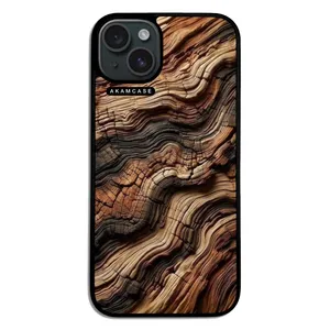 AKAM AMC-WA15PLUS-WOOD-1 Cover For Apple iPhone 15 Plus