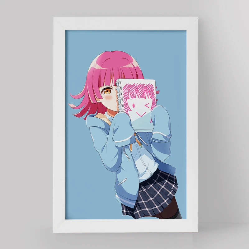 تابلو خندالو مدل رینا انیمه مادوکا مجیکا Madoka Magica کد 18428