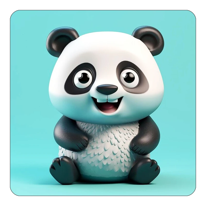 مگنت کاکتی طرح حیوانات کارتونی مدل mp27168