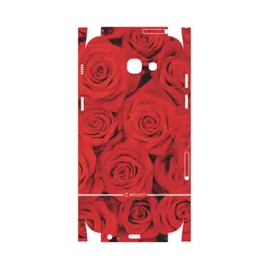MAHOOT Red-Flower-FullSkin Cover Sticker for Samsung Galaxy A7 2017