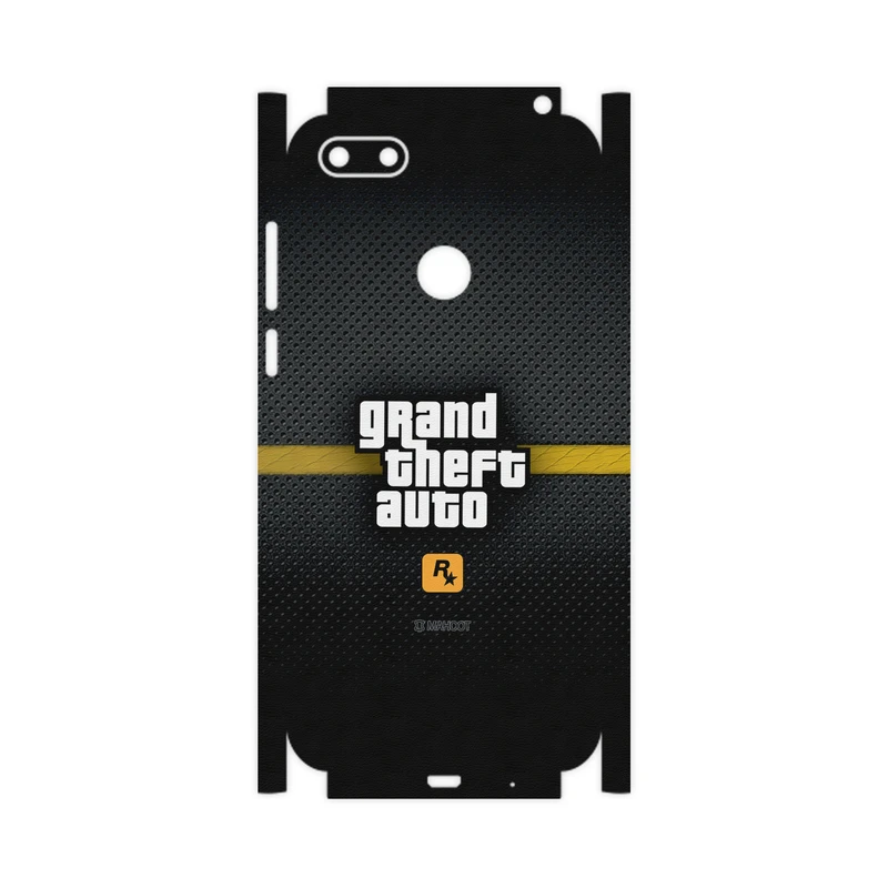 برچسب پوششی ماهوت مدل GTA-Game-FullSkin مناسب برای گوشی موبایل موتورولا Moto E6 Play