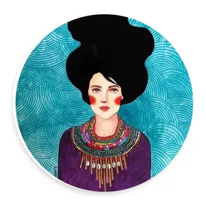  دیوارکوب طرح نقاشی آبستره بانو مدل wtb734