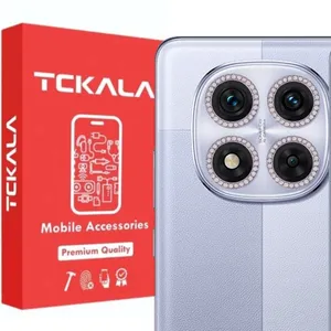 محافظ لنز دوربین تیسیکالا مدل نگین دار مناسب برای گوشی موبایل شیائومی Redmi Note 14 Pro