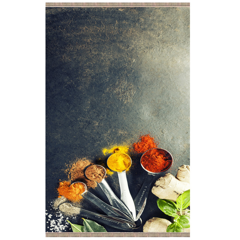 فرش پارچه ای مدل ترمزدار طرح آشپزخانه