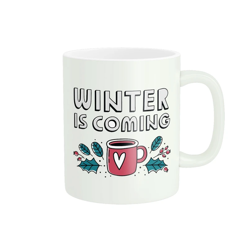 ماگ پادآفرین مدل زمستان طرح Winter Is Coming کد PM773