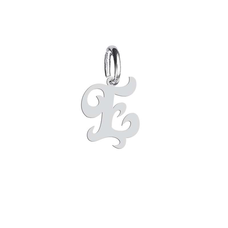 آویز گردنبند نقره هایکا  طرح حرف E مدل h.n 787