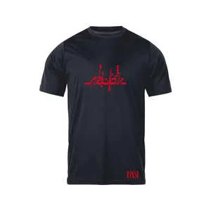 تی شرت آستین کوتاه مردانه رانژ مدل  چرا رفتی چرا من بی قرارم 007-23RA06 رنگ مشکی