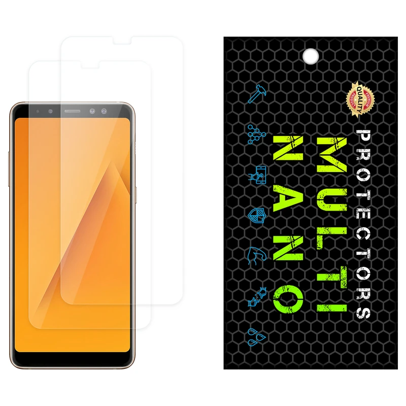 محافظ صفحه نمایش مولتی نانو مدل X-S2N مناسب برای گوشی موبایل سامسونگ Galaxy A8 Plus 2018 بسته دو عددی
