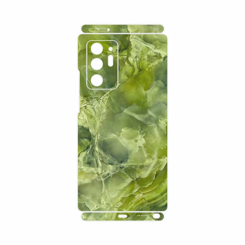 برچسب پوششی ماهوت مدل Green Crystal Marble-FullSkin مناسب برای گوشی موبایل سامسونگ Galaxy Note 20 Ultra