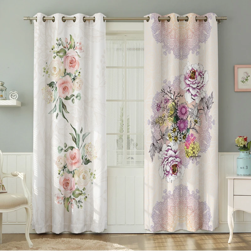 پرده نیروانا طرح  مدرن مدل هازان کد 4520 سایز 140×280 سانتی متر