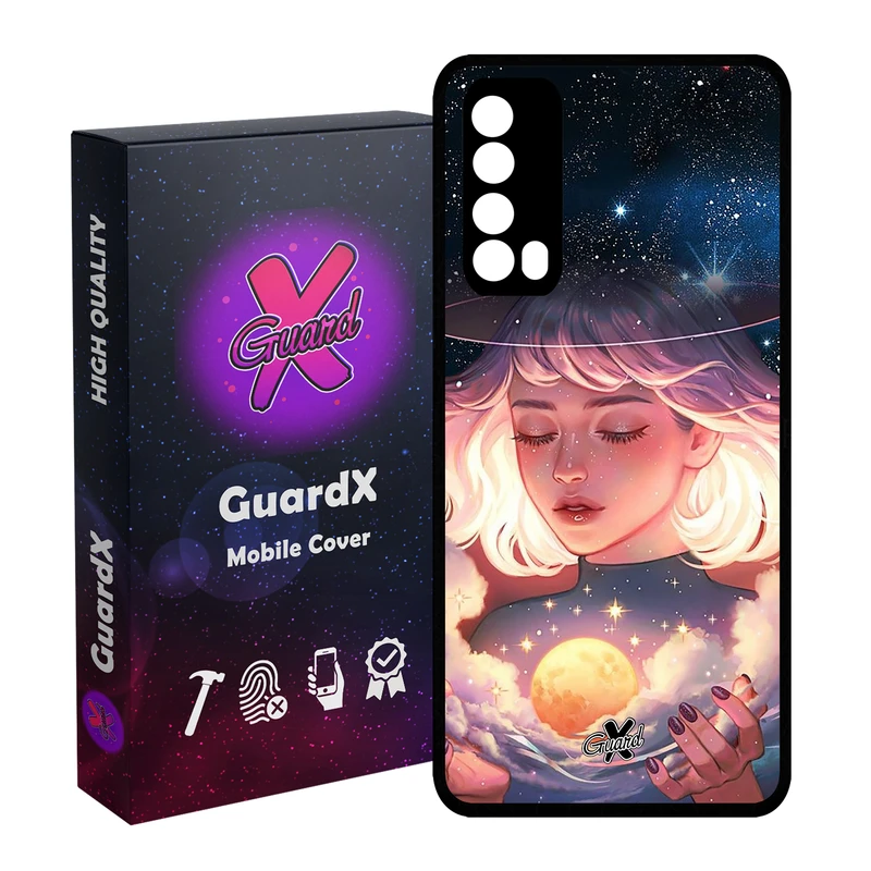 کاور گارد ایکس طرح Girl مدل Glass10059 مناسب برای گوشی موبایل هوآوی Y7A / P Smart 2021