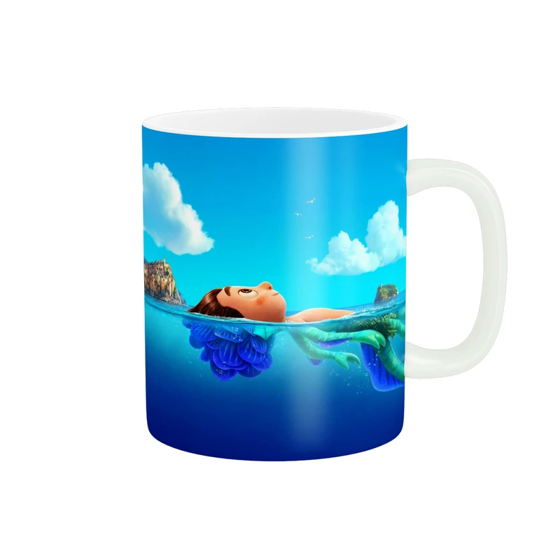 ماگ طرح انیمیشن پسر دلفینی کد 137