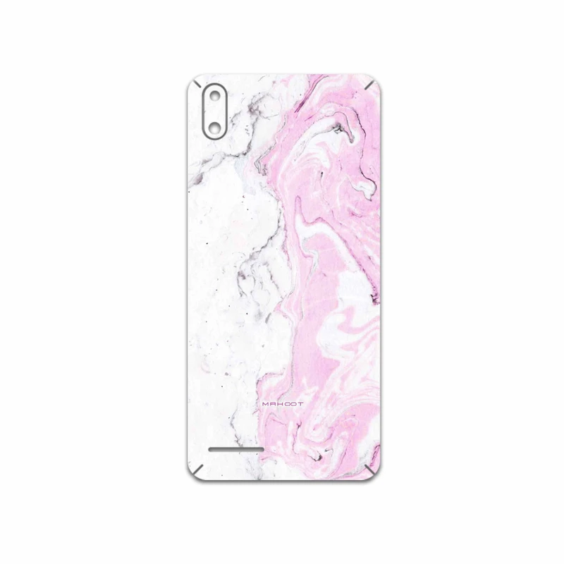 برچسب پوششی ماهوت مدل Blanco-Pink-Marble مناسب برای گوشی موبایل لاوا Z51